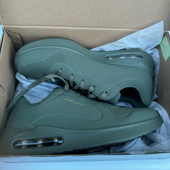 New SKECHERS SPORT Men’s With Memory Foam •Solitair-RUBBLE •Olive | Size 11 - Picture 3 of 13